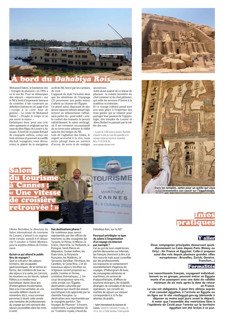 Les Voyages de Pharaon dans la presse page 0001